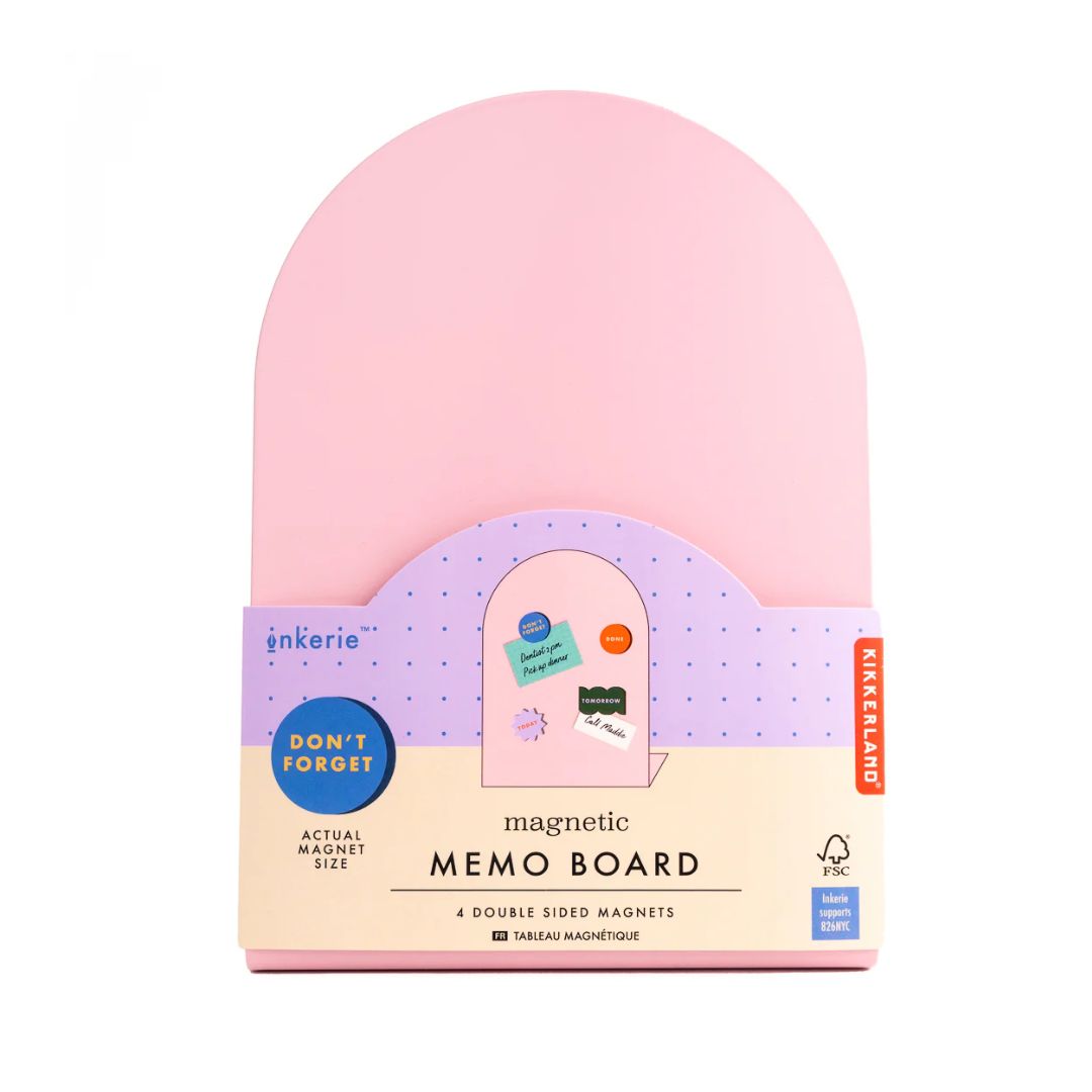 Magnetisches Memo Board rosa