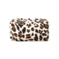 Makeup Tasche 'Fake Fur Soft Leopard' beige