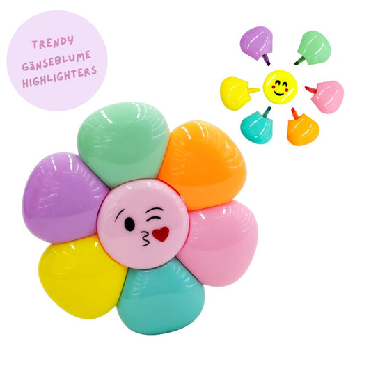 Gänseblümchen Highlighters 'Daisy' 6 Farben