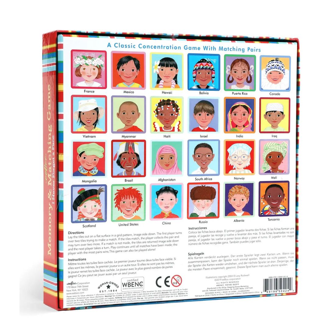 Memory & Matching Game 'Ich vergesse niemals ein Gesicht' 3+