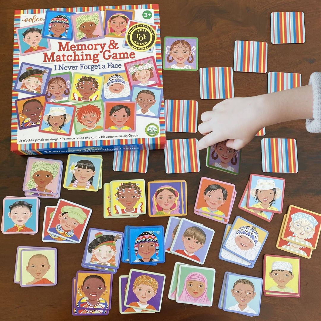 Memory & Matching Game 'Ich vergesse niemals ein Gesicht' 3+