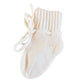 Merino-Babyschuhe Socken creme 0-12m