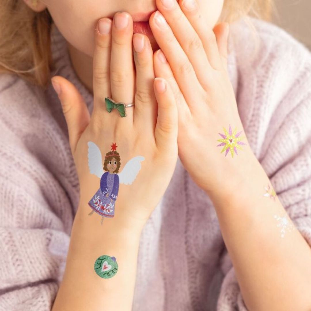 Metallic-Tattoos Weihnachtszauber