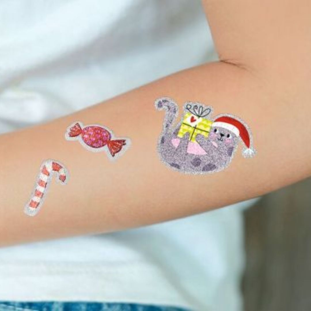 Metallic-Tattoos Weihnachtszauber