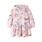 Sweatshirtkleid mit Kapuze
