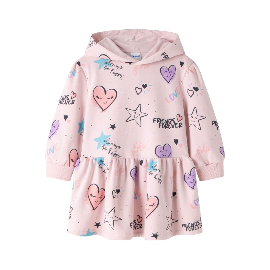 Sweatshirtkleid mit Kapuze