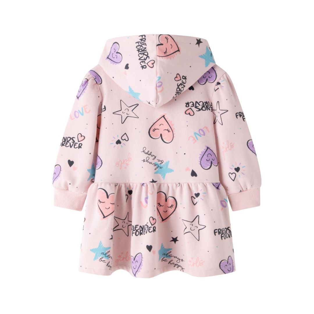 Sweatshirtkleid mit Kapuze