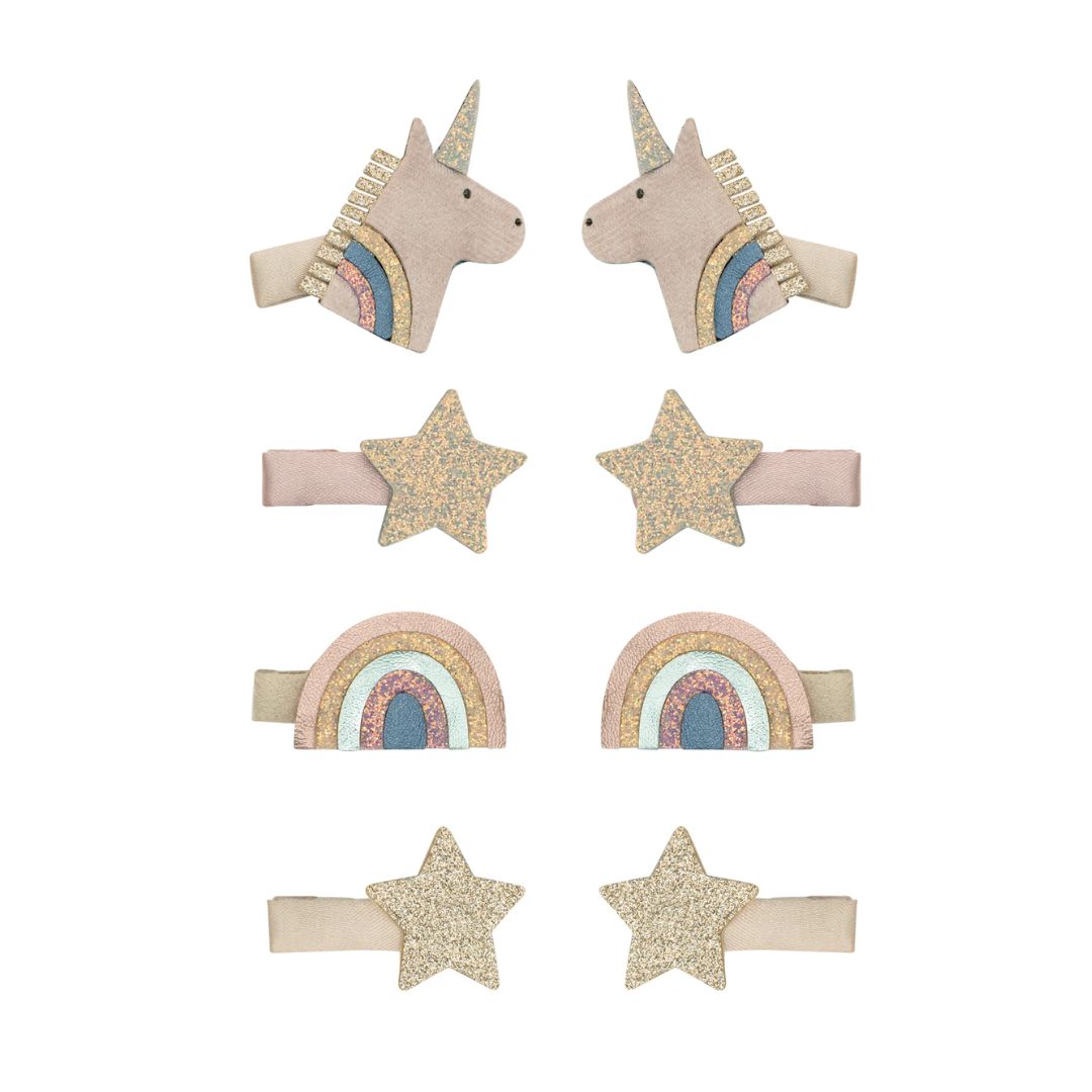 Mimi und Lula | Celeste Unicorn Mini Clips