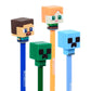 Set mit 4 löschbaren Stiften 'Minecraft Chibi'