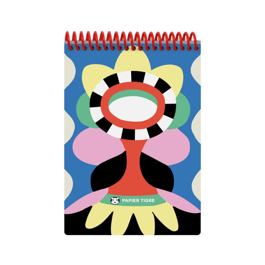 Mini Notizbuch 'Retro Pool' multicolor