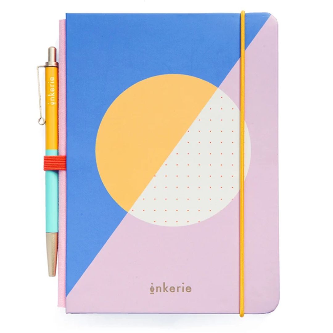 Mini Notizbuch & Stift 'Inkerie Dotted'