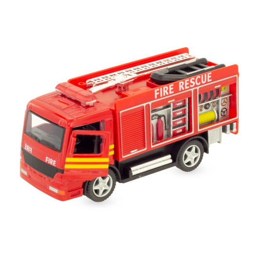 Miniatur Rückzieh Feuerwehrauto