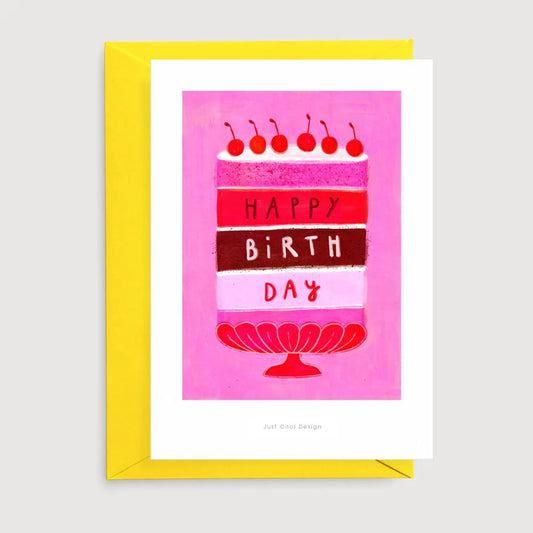 Mini-Kunstdruck 'Geburtstagskirschkuchen'
