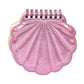 Schimmerndes Mini-Notizbuch silber und metallic rosa