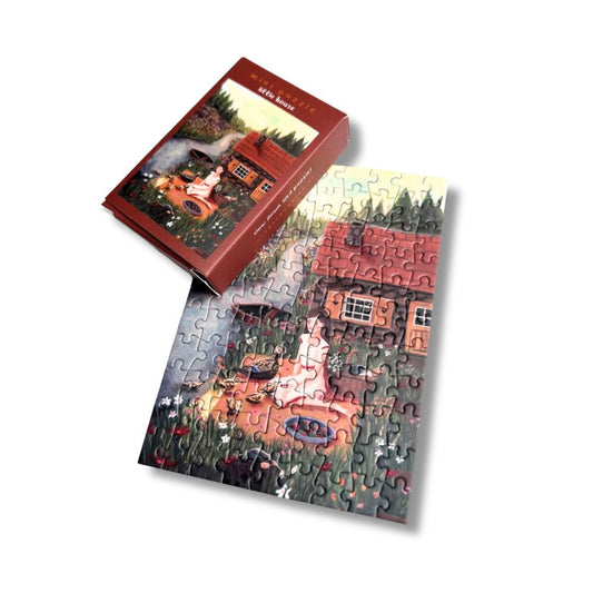 Mini-Puzzle 'Häuschen am Bach' 99 Teile