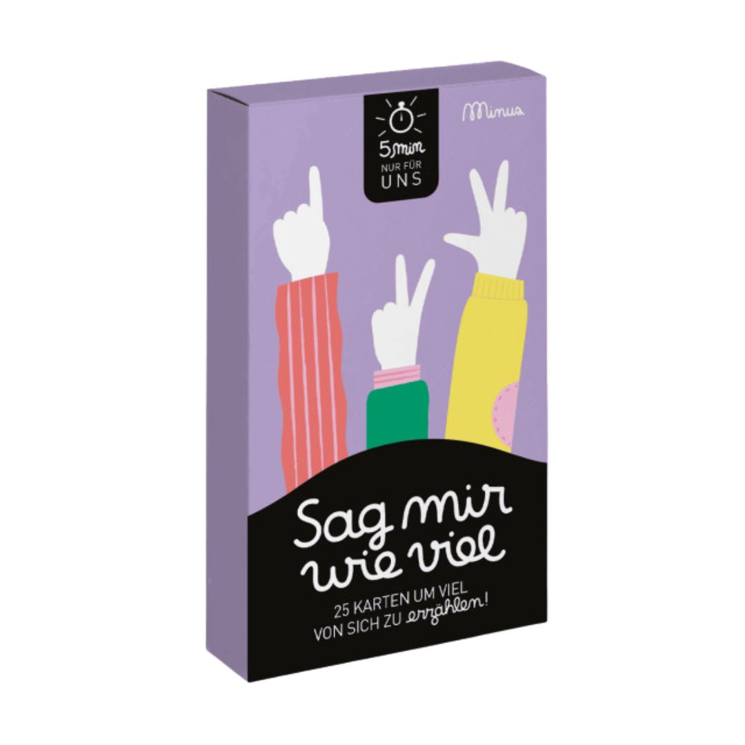 Fragenkartenspiel  'Sag mir wie viel'