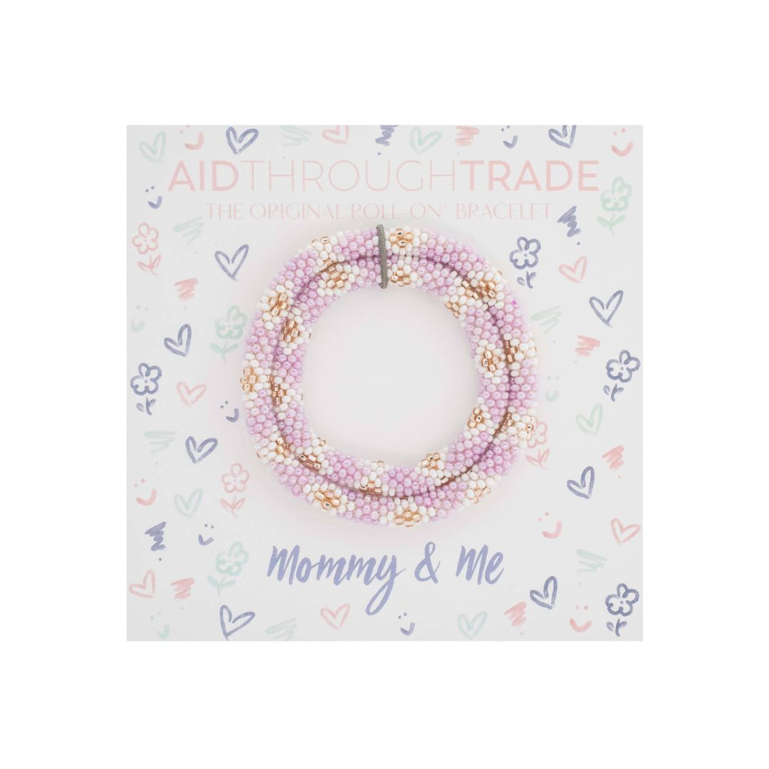 Mommy & Me Armbänder Roll on purple