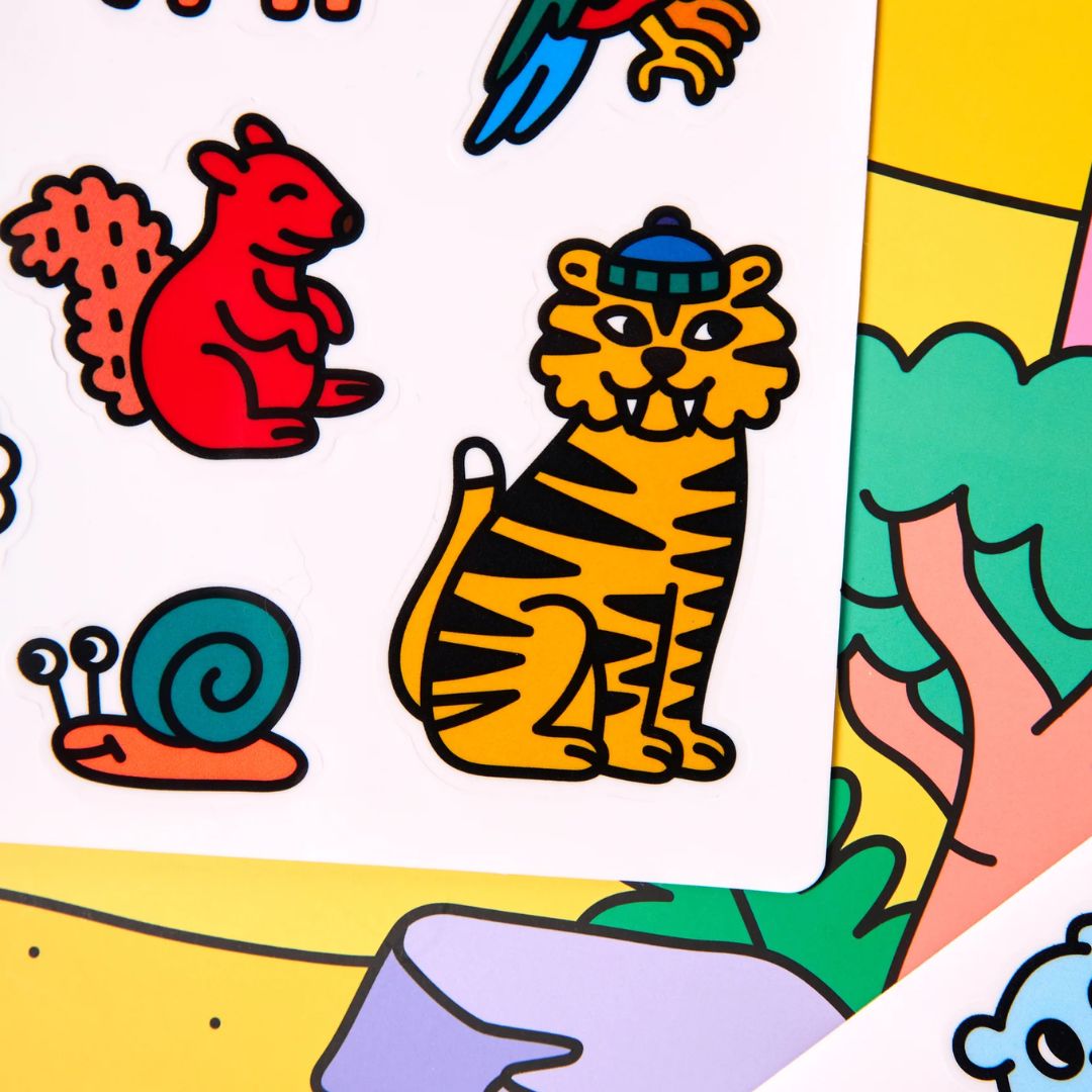 Montessori Stickers 'Animals'