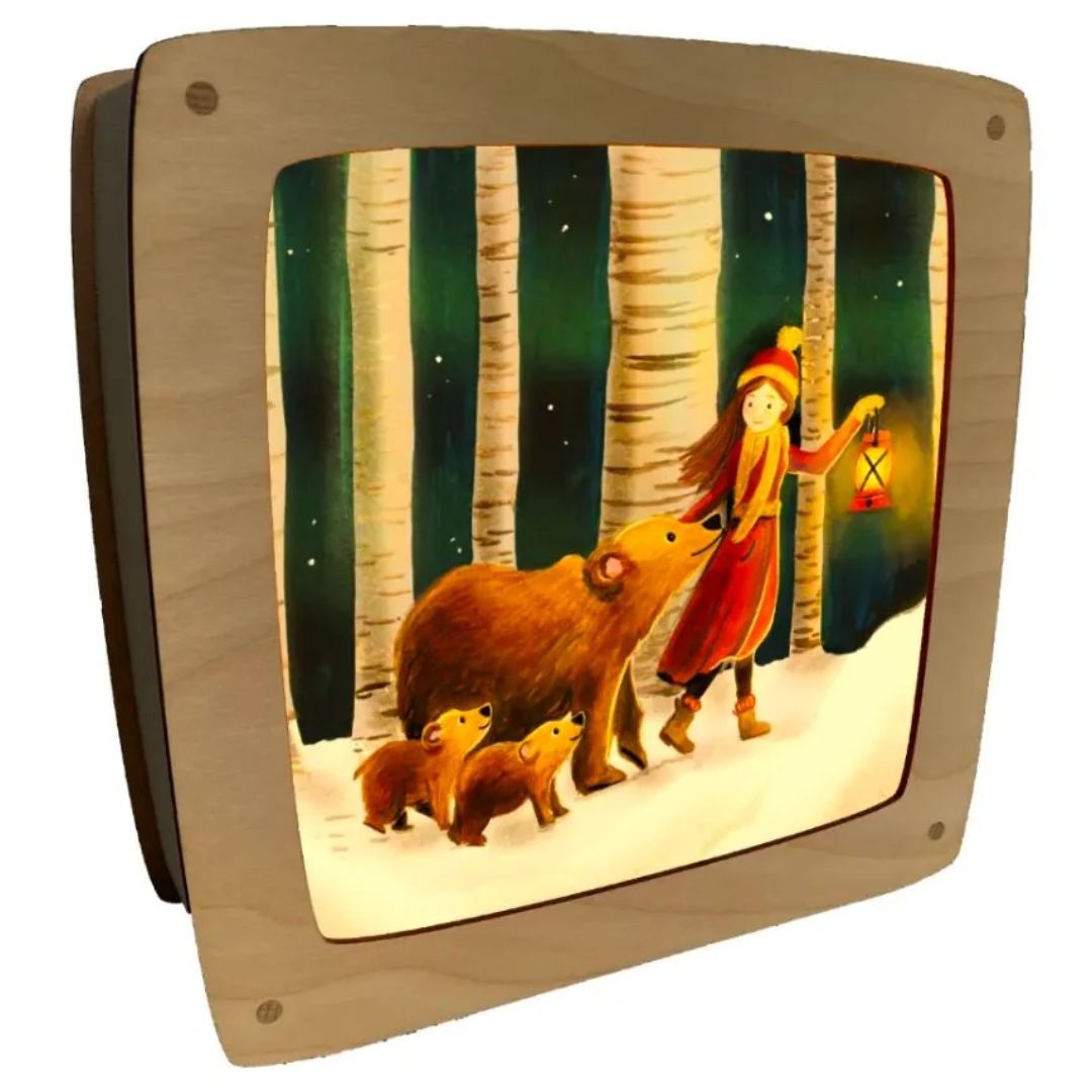 Motiv für Saisonlampe 'Waldspaziergang'