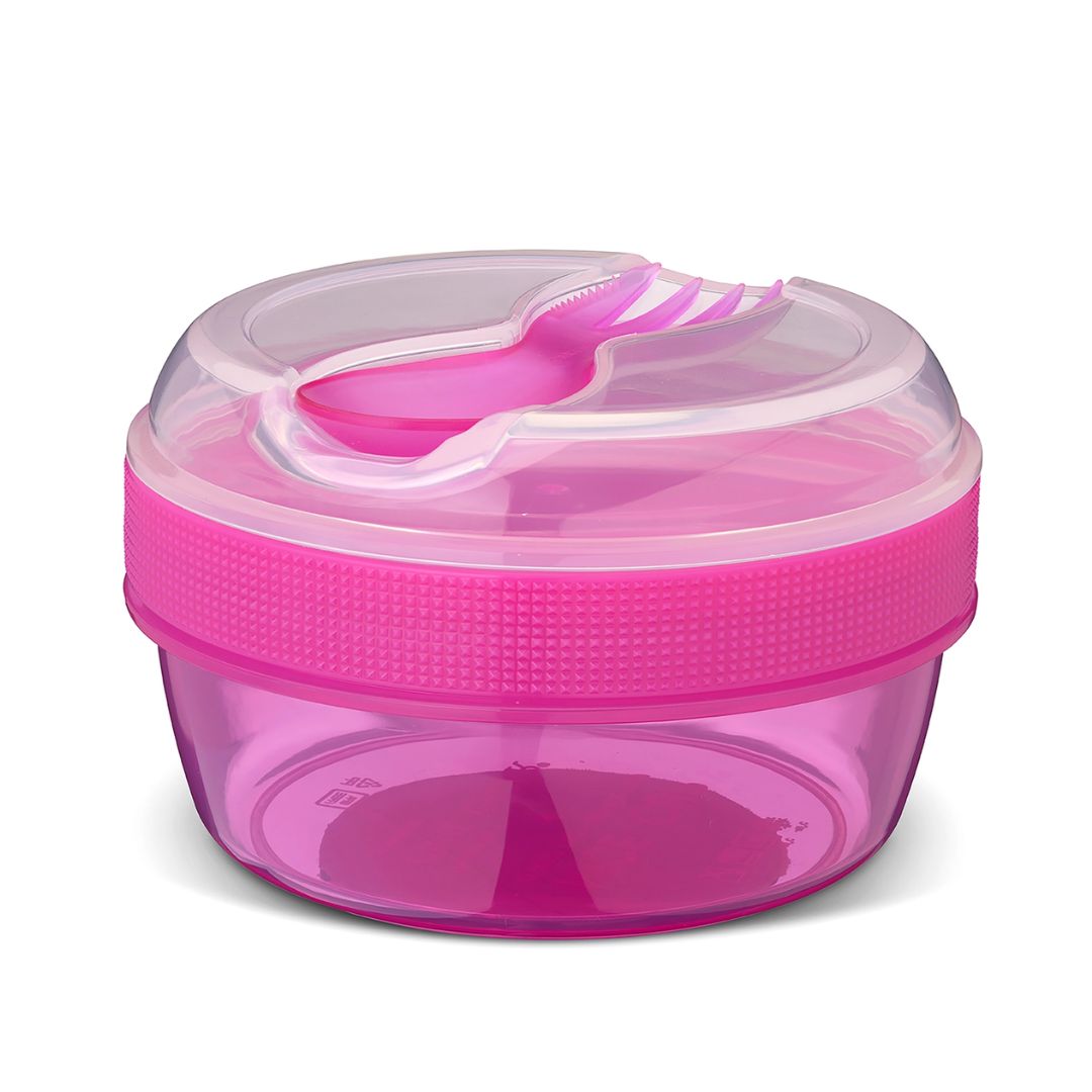 n'Ice Cup, Snackbox mit Kühlscheibe - pink