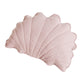 Muschelkissen aus Leinen rosa Zierkissen