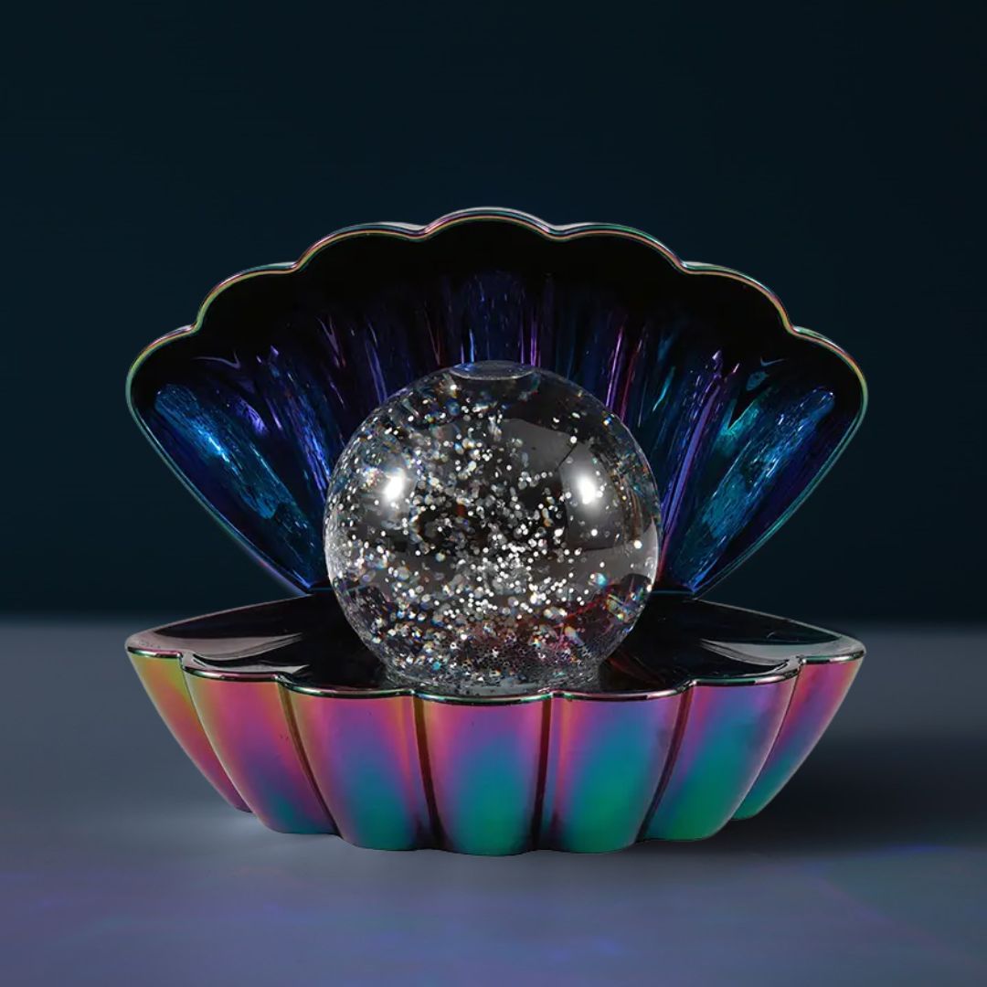 Stimmungslicht 'Muschel-Lampe multicolor'