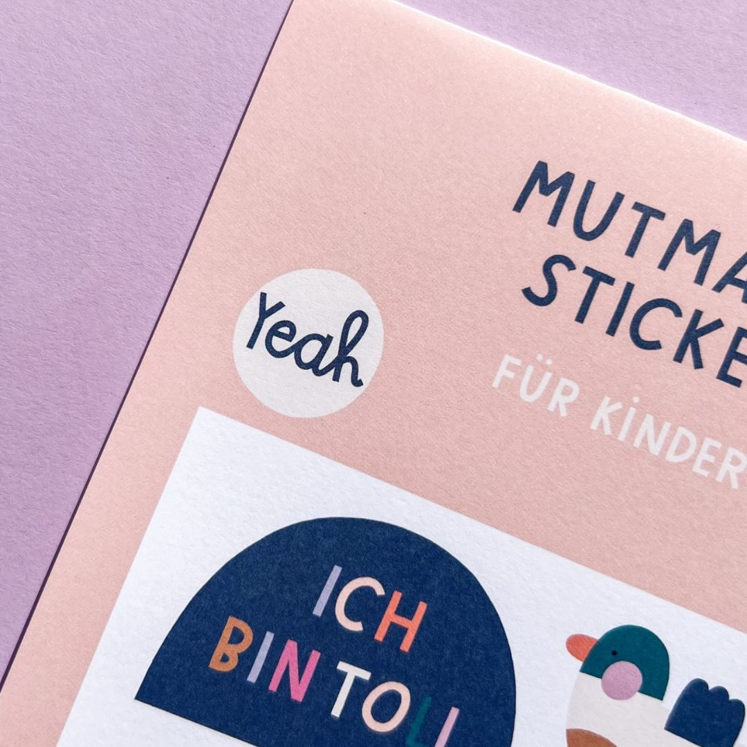 Mutmach Stickerset für Kinder