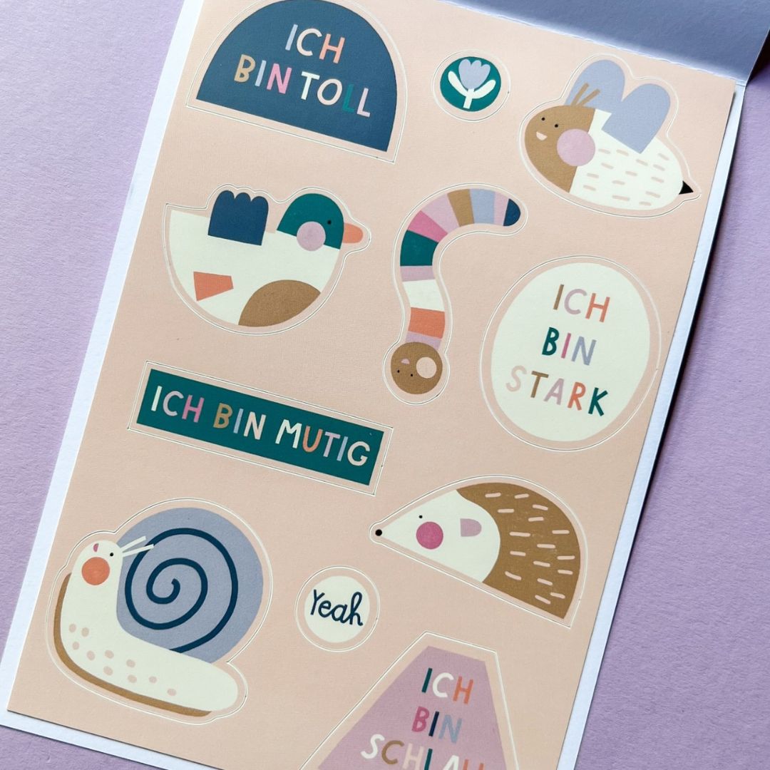 Mutmach Stickerset für Kinder