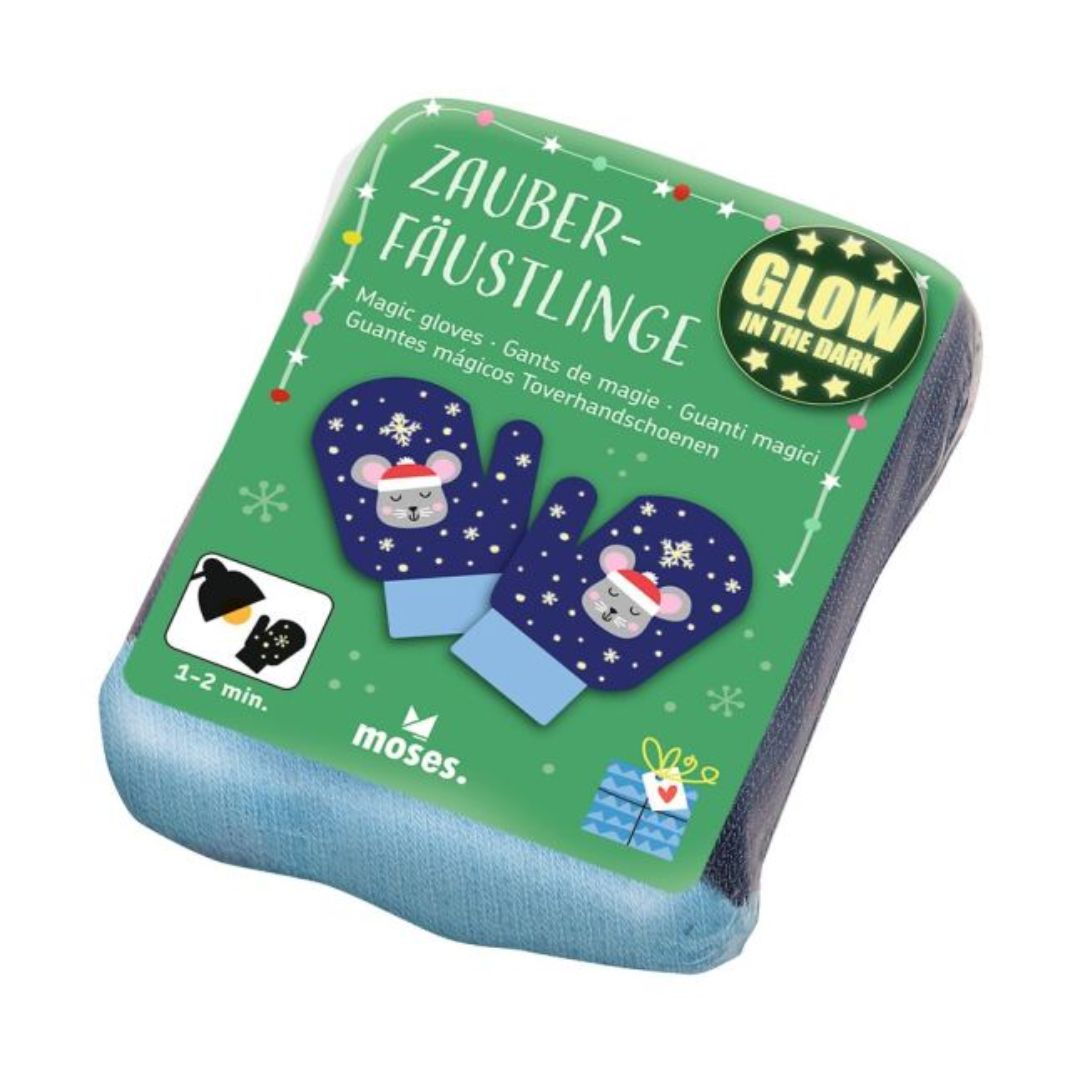 Nachtleuchtende Zauber-Fäustlinge Maus