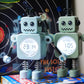 Robot Time Nachtwecker 'Hej Robot blau'