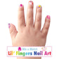 Nagelaufkleber Lil' Fingers Nail Art 'Ballerina'