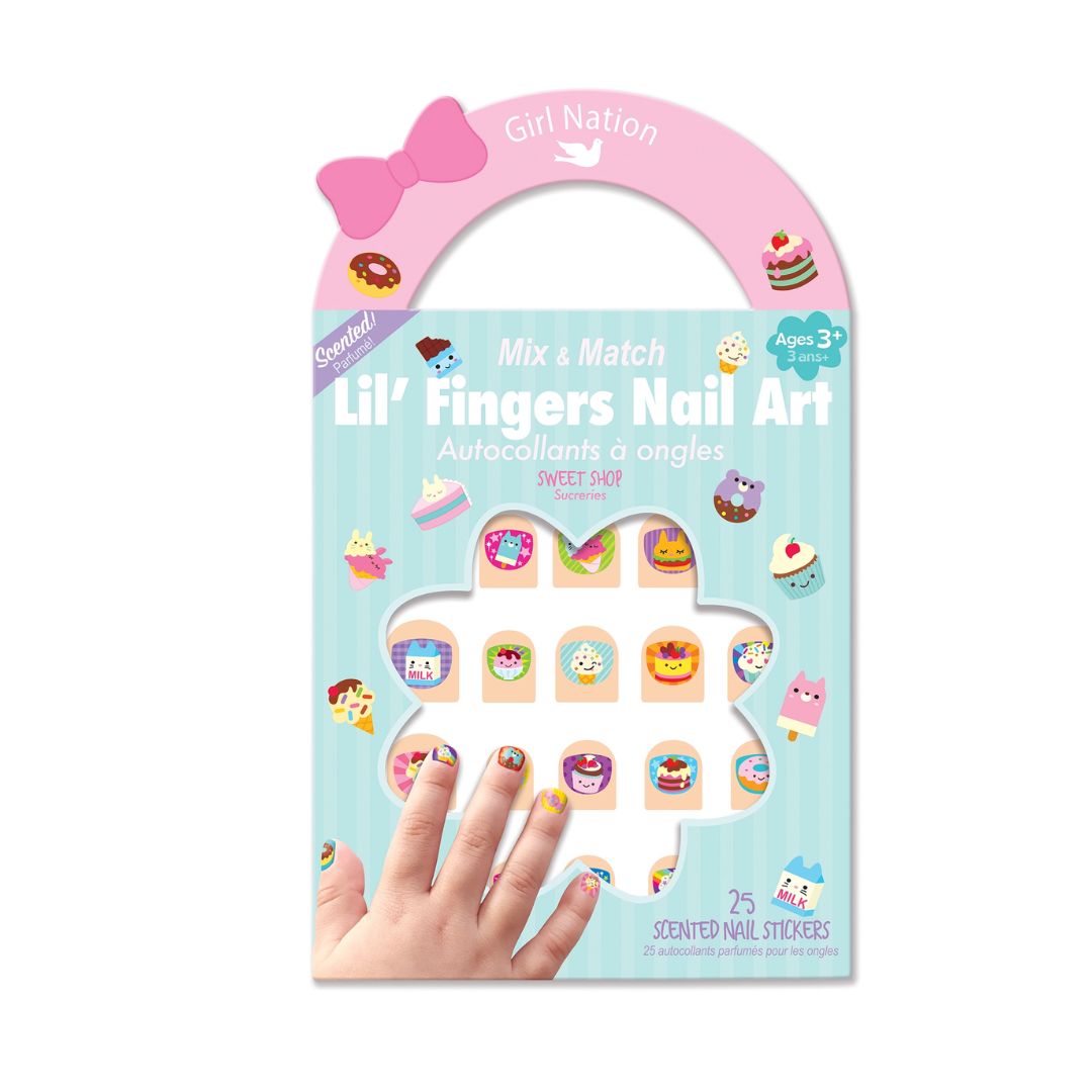 Nagelaufkleber Lil' Fingers Nail Art 'Sweet Shop'