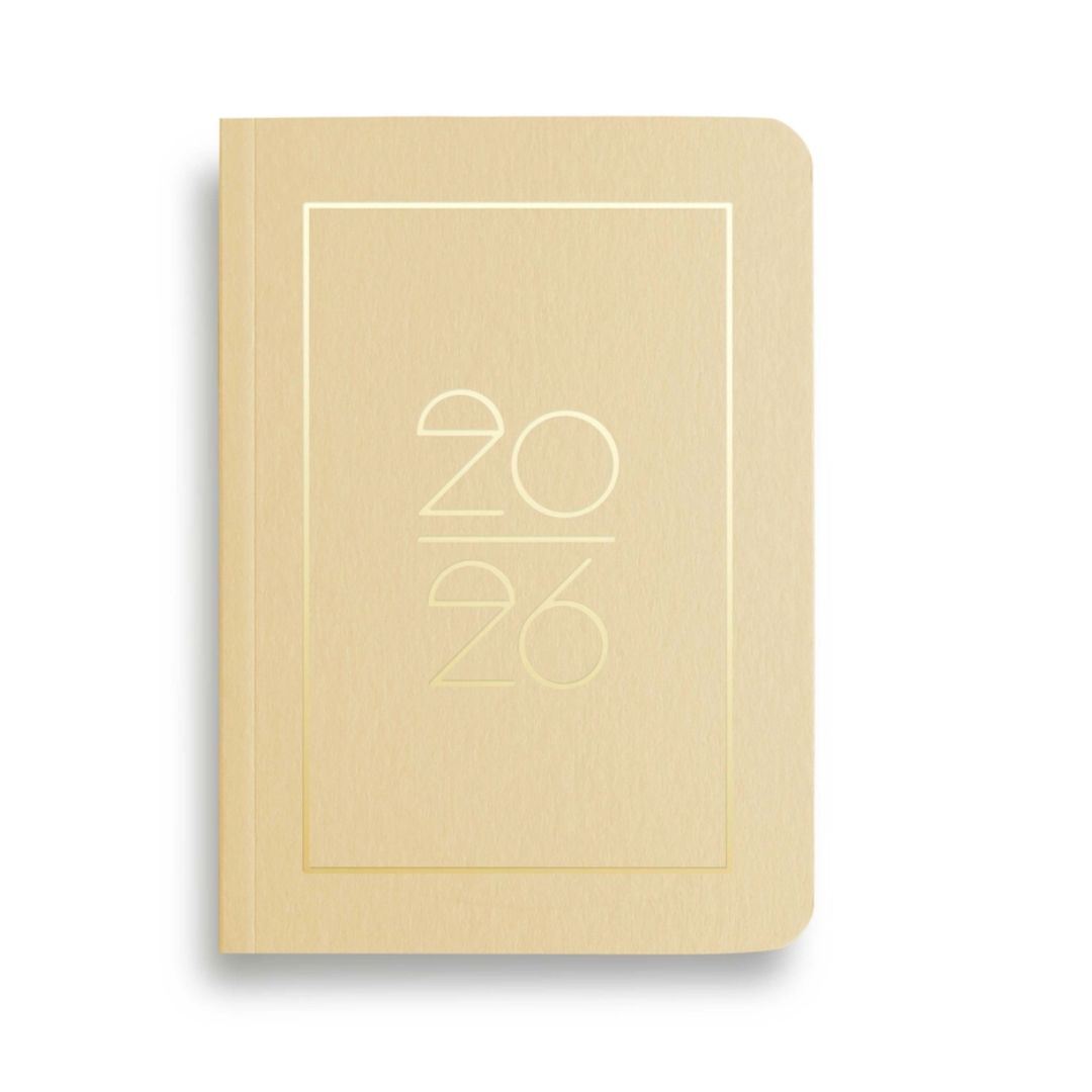 NAVUCKO | Pocket Kalender DIN A6 'Planner 2026' stone
