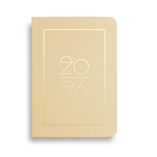 NAVUCKO | Pocket Kalender DIN A6 'Planner 2026' stone