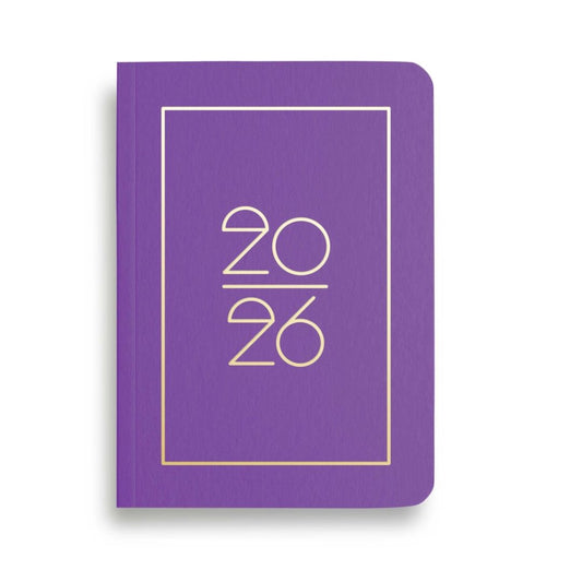 NAVUCKO | Pocket Kalender DIN A6 'Planner 2026' purple