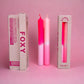 Rainbow Studio | Neonkerzen im 2er-Set 'Foxy' rosa/pink