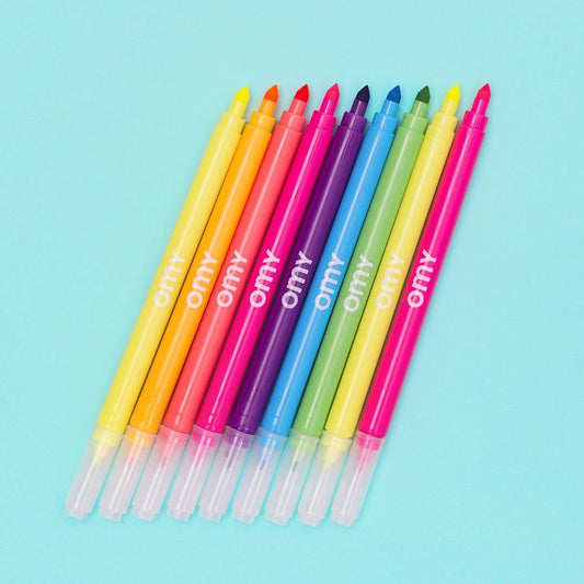 OMY 9 Feltpens Fluos Neon