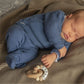 Neugeborenen & Baby-Set 100% Baumwolle 'Kyr' blau