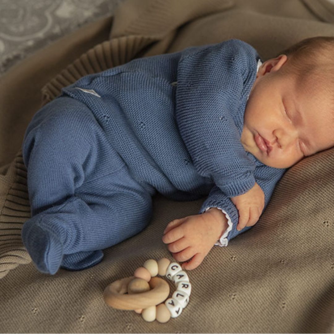 Neugeborenen & Baby-Set 100% Baumwolle 'Kyr' blau