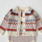 Strickjacke 'Wave Striped Cardigan'