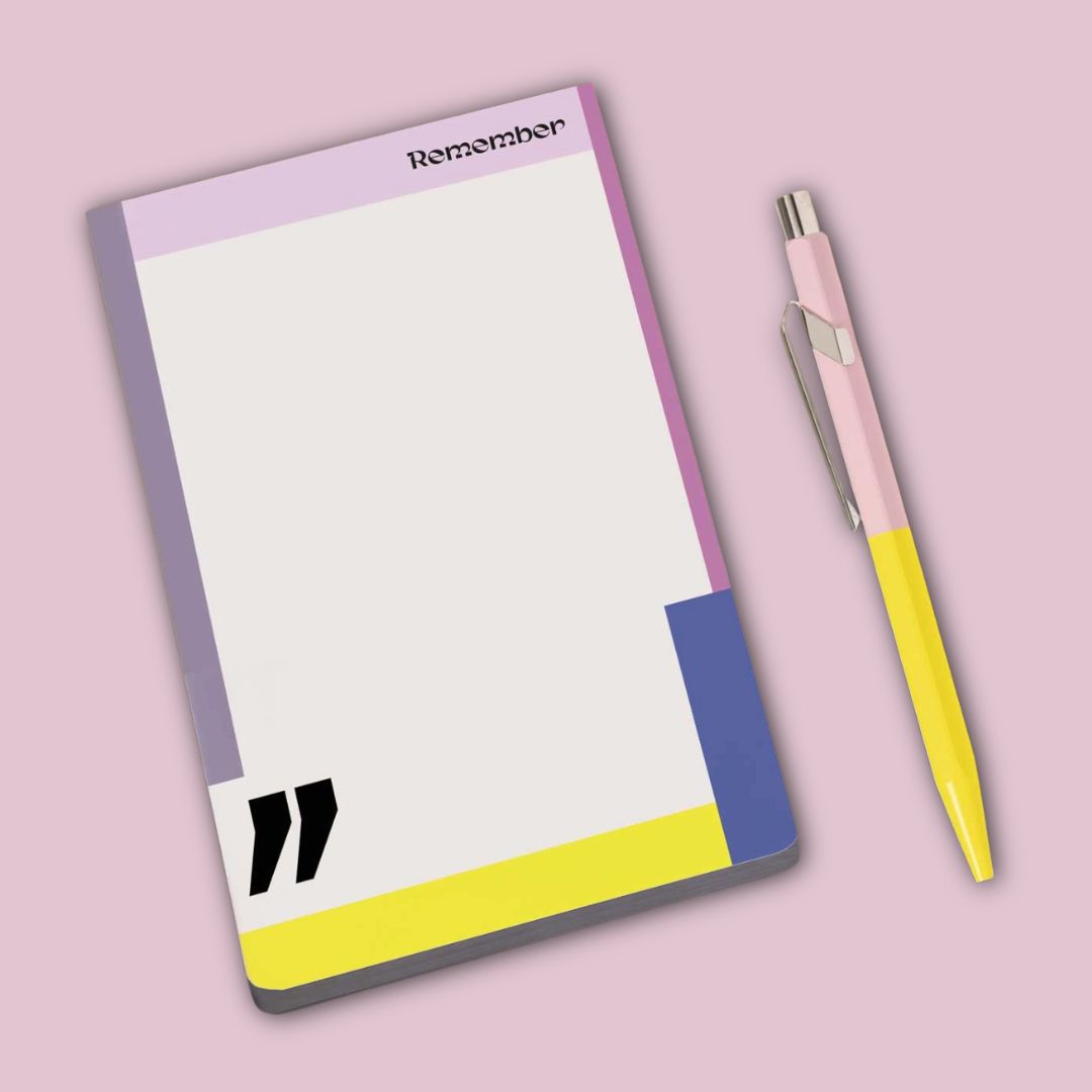 Notizblock A6 'Remember'
