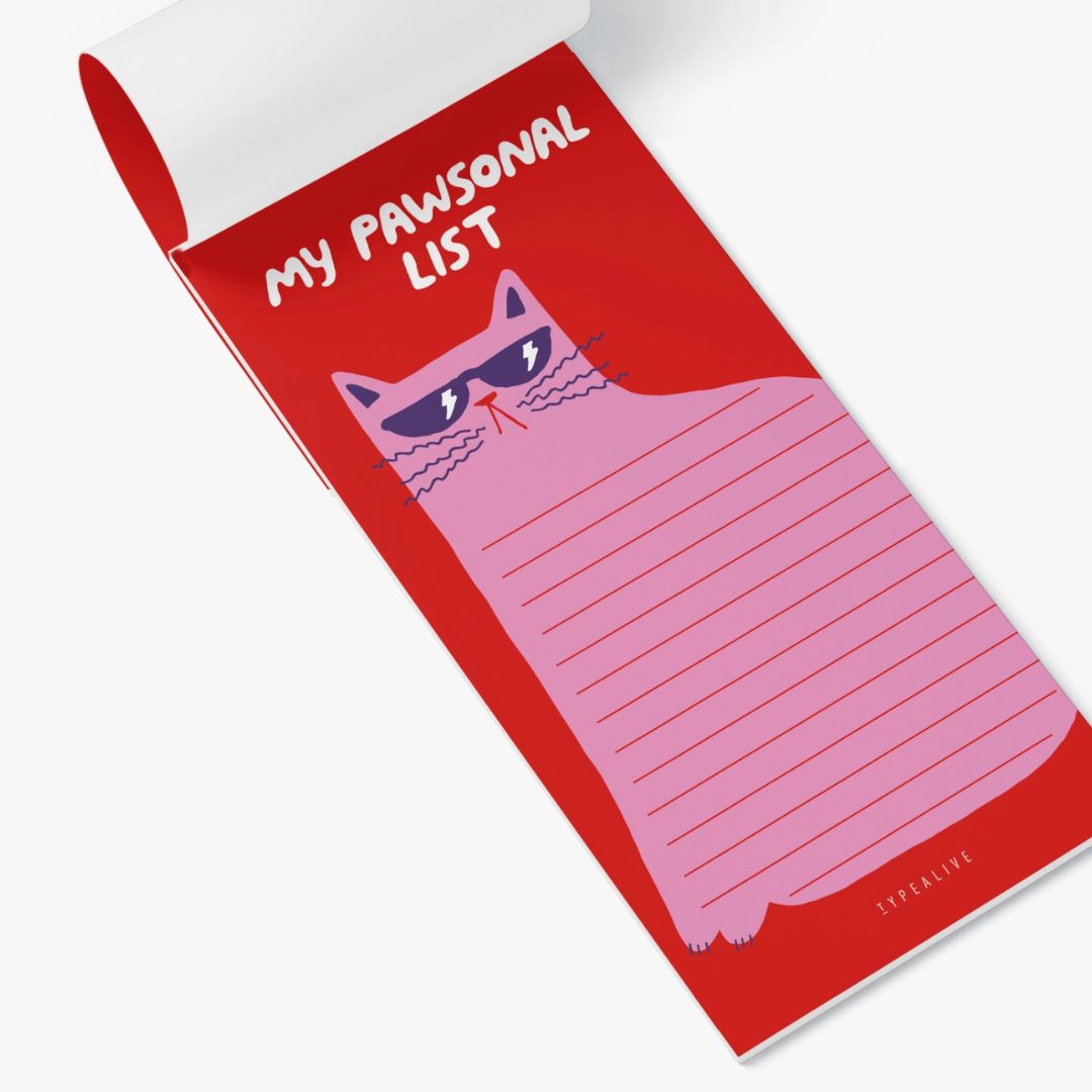 Notizblock 'My Pawsonal List'