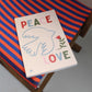 A5 Notizbuch 'Frieden und Liebe'