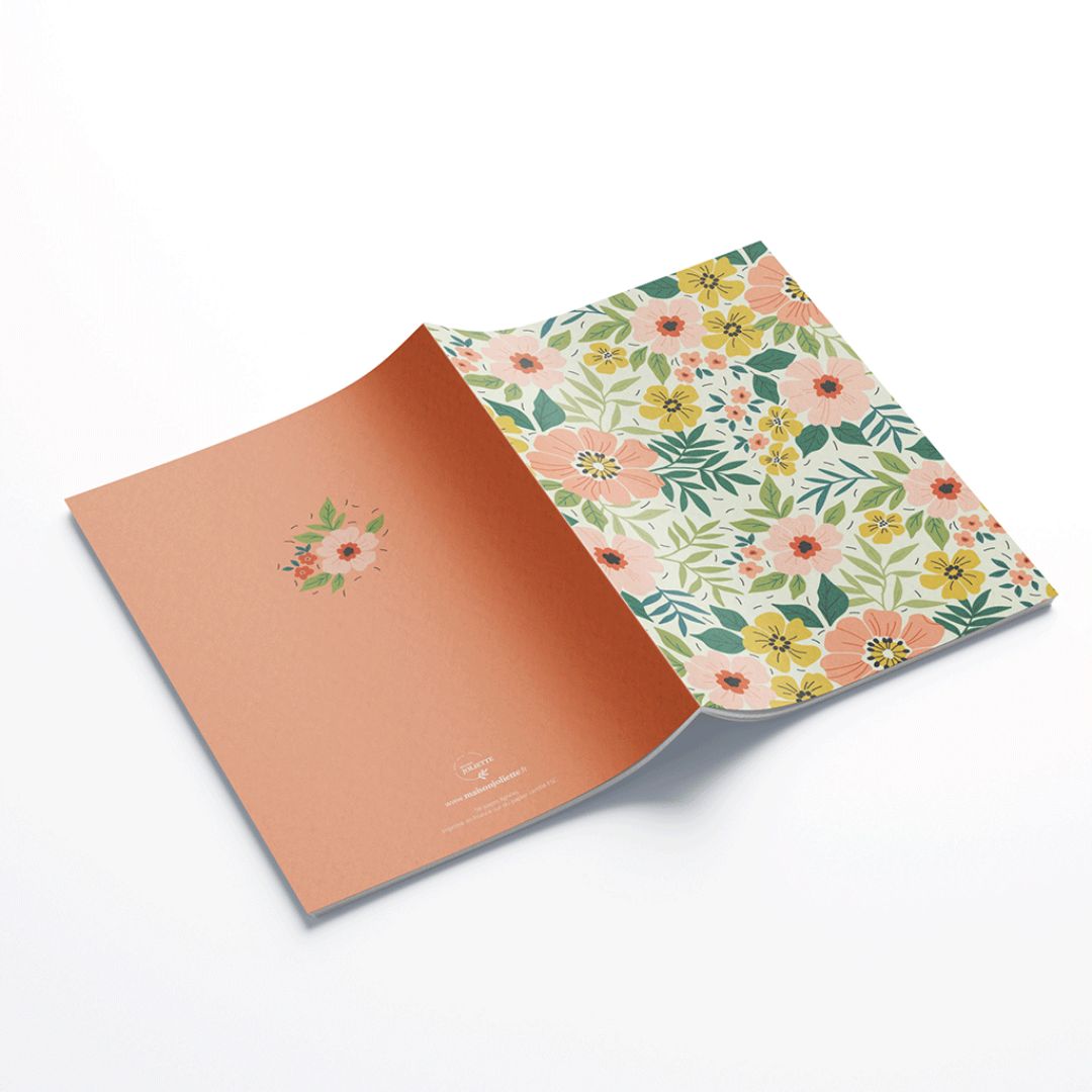 Notizbuch A5 'Blumen'