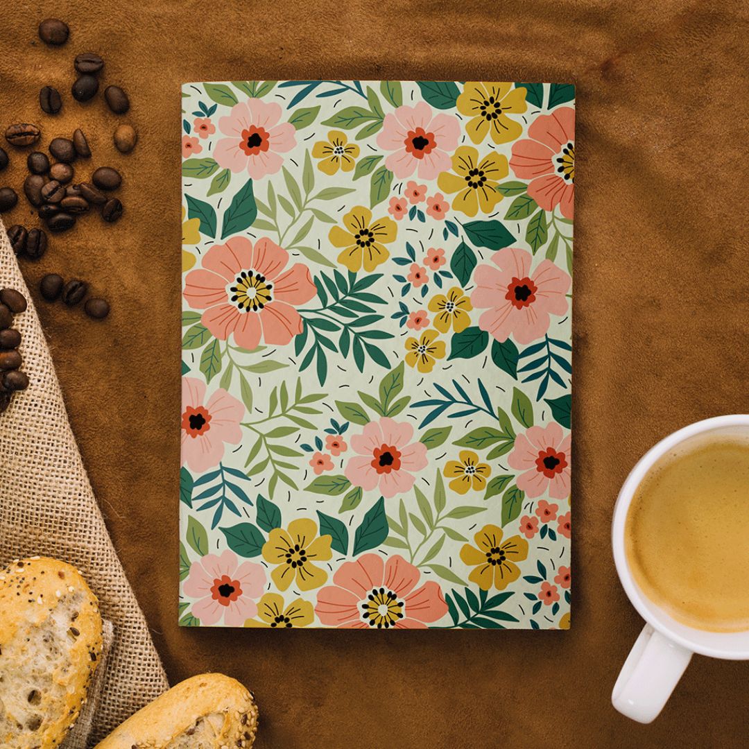Notizbuch A5 'Blumen'