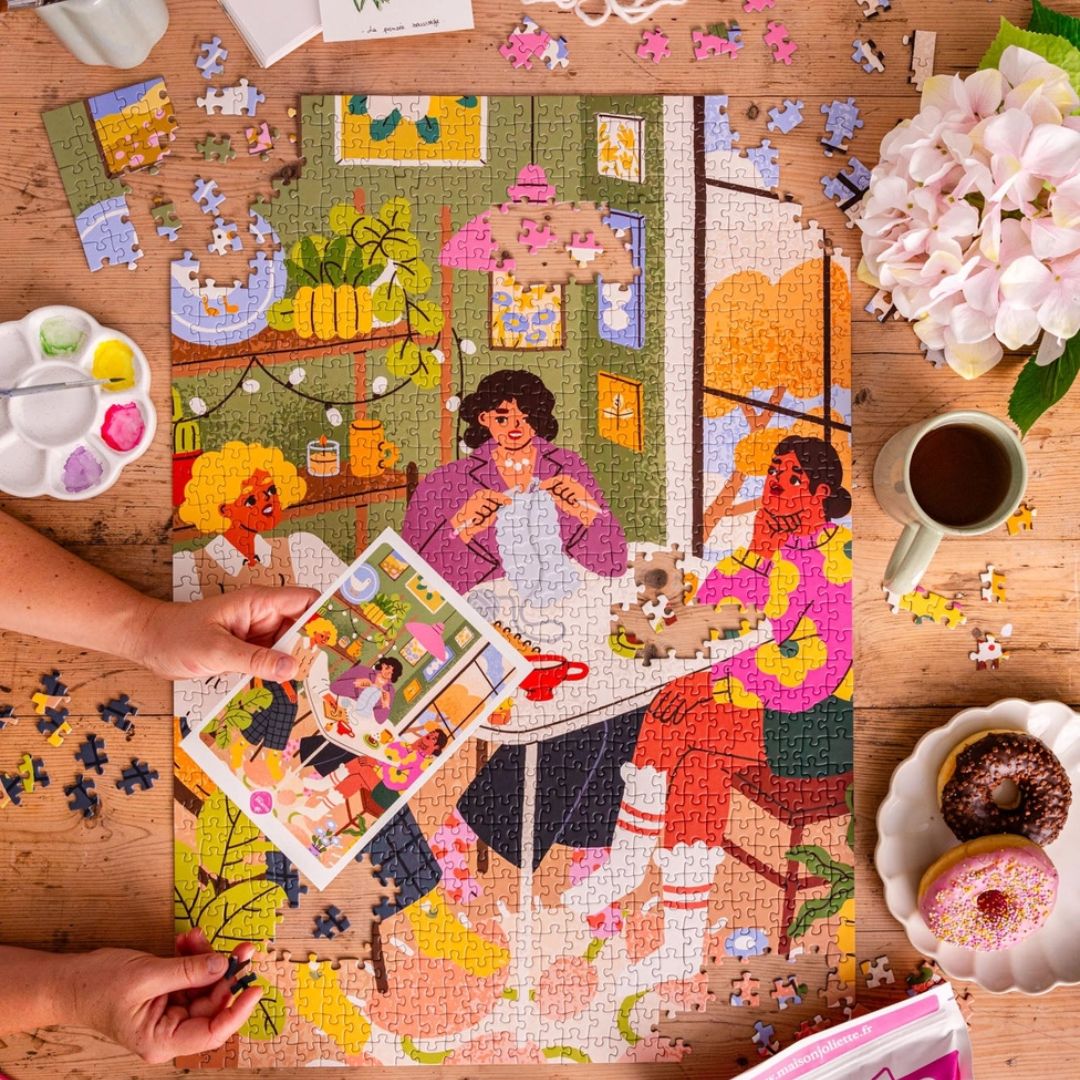 1000-teiliges Puzzlespiel 'Die Freundinnen'