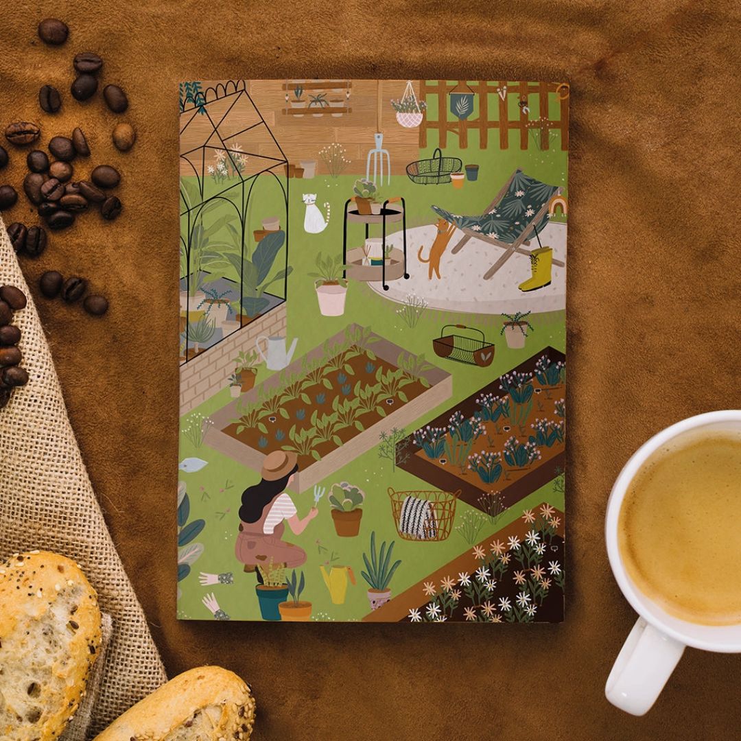 Notizbuch A5 'Secret Garden'