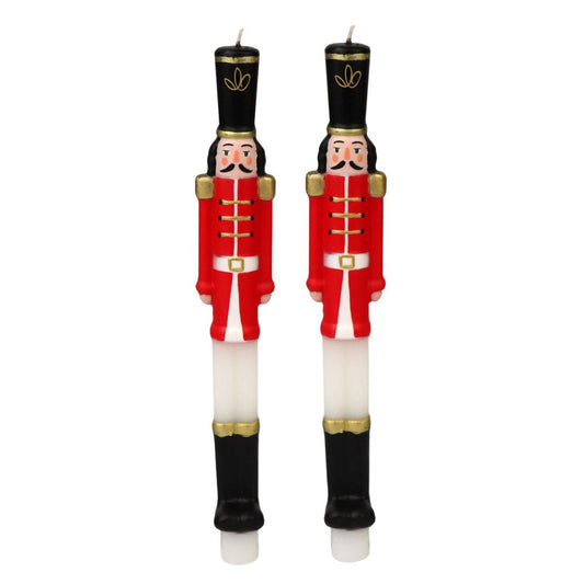 Weihnachtsdinner-Kerzen 2er-Pack 'Nussknacker'