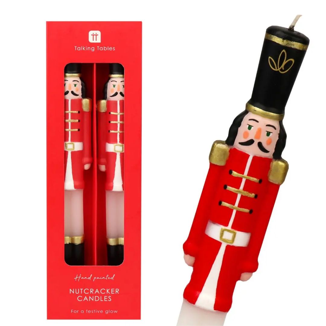 Weihnachtsdinner-Kerzen 2er-Pack 'Nussknacker'