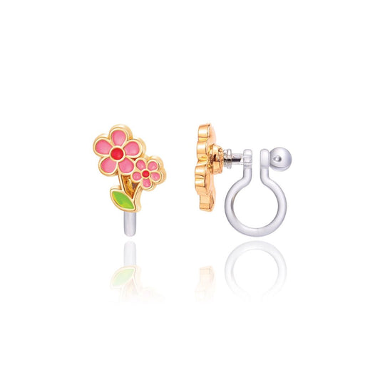 Cutie Ohrclips 'kleine rosa Blume' Clip On